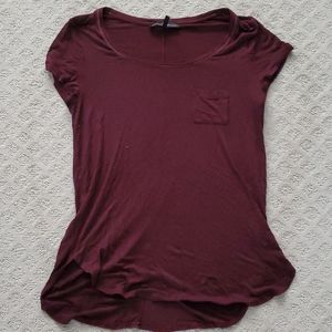 Whitehouse Black Market Size medium burgundy shirt